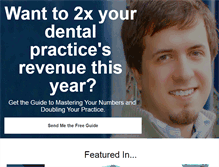 Tablet Screenshot of dentistmetrics.com